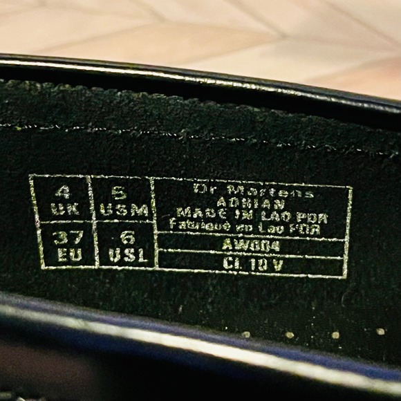 Dr Martens Adrian Smooth Leather Tassel M 5 L 6 Loafers Black Academia Business - Picture 7 of 10
